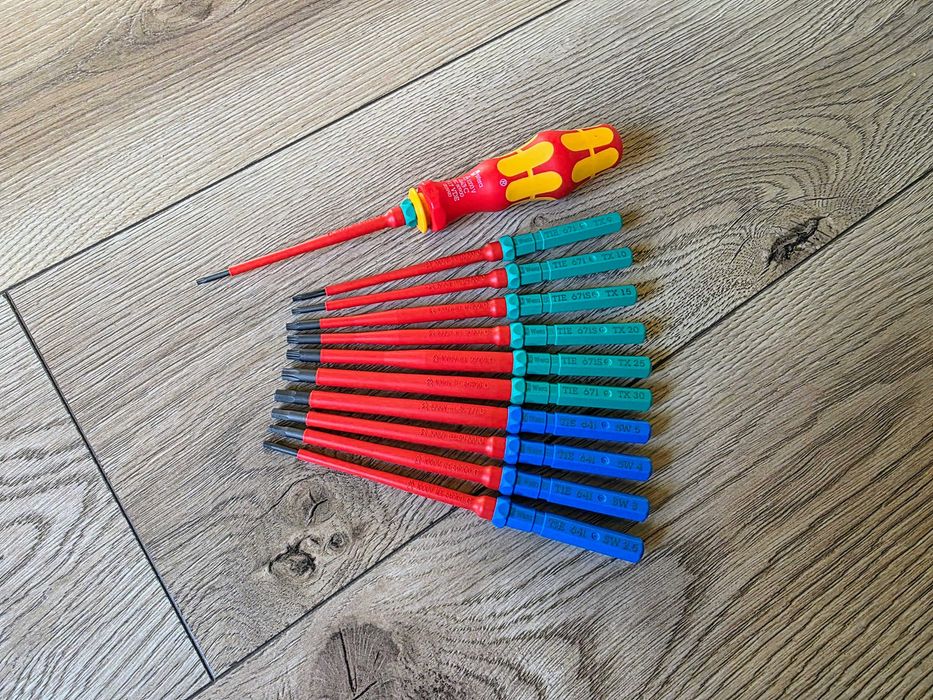 Zestaw WERA VDE TORX i HEX SLIM Wkrętaki Izolowane dla Elektryka 12 el