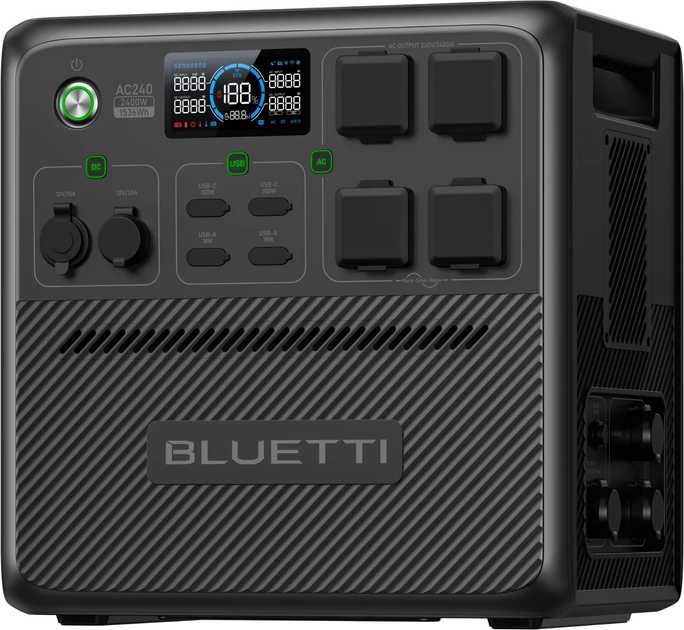 Зарядна станція Bluetti AC240 / 2400 Вт / 1536 Вт⋅год / LiFePO4
