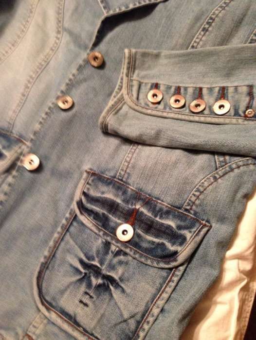 Пиджак джинсовый женский