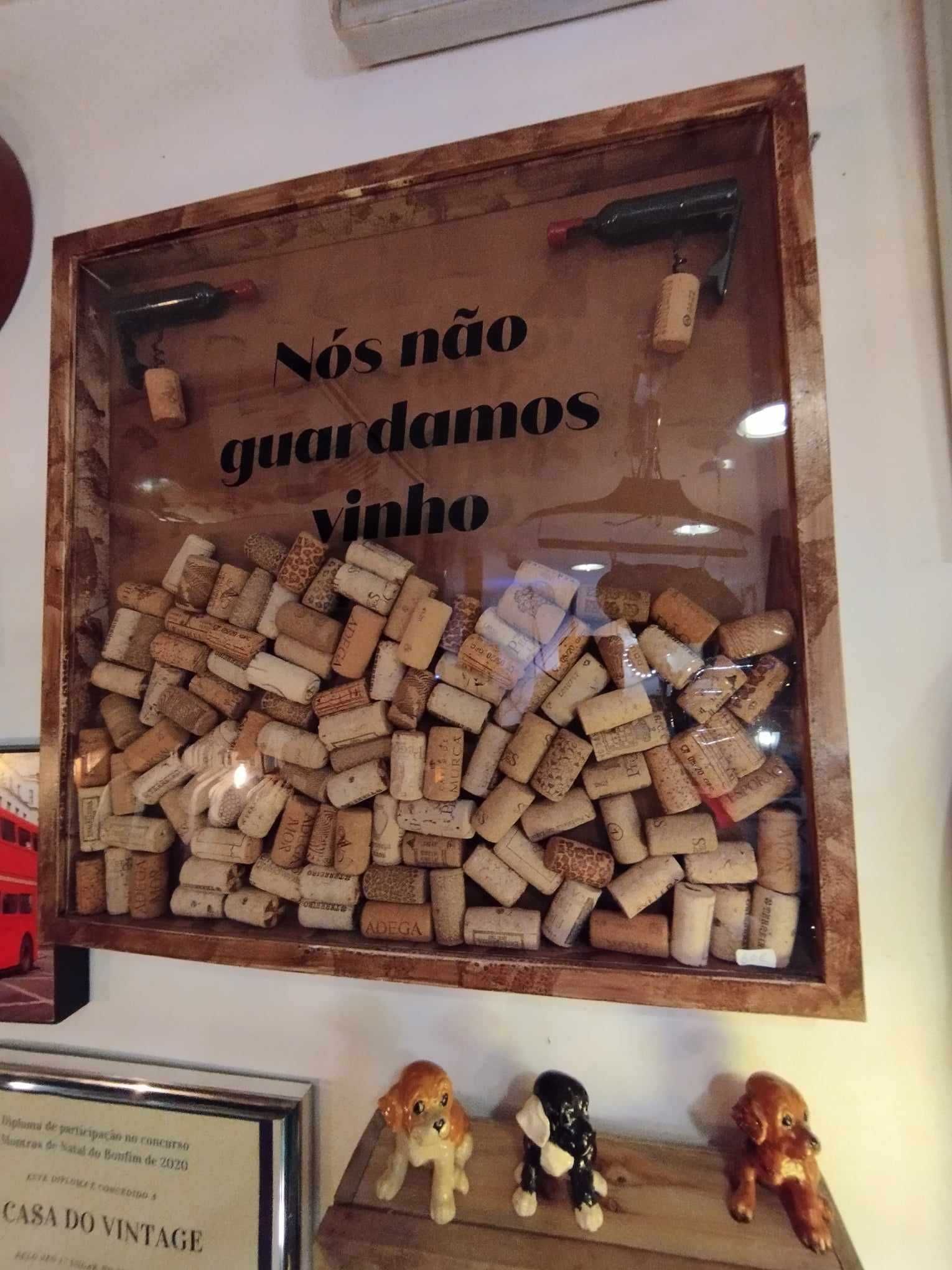 Quadro Decorativo - " Nós não guardamos vinho "