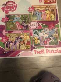 Puzzle my little pony 4w1