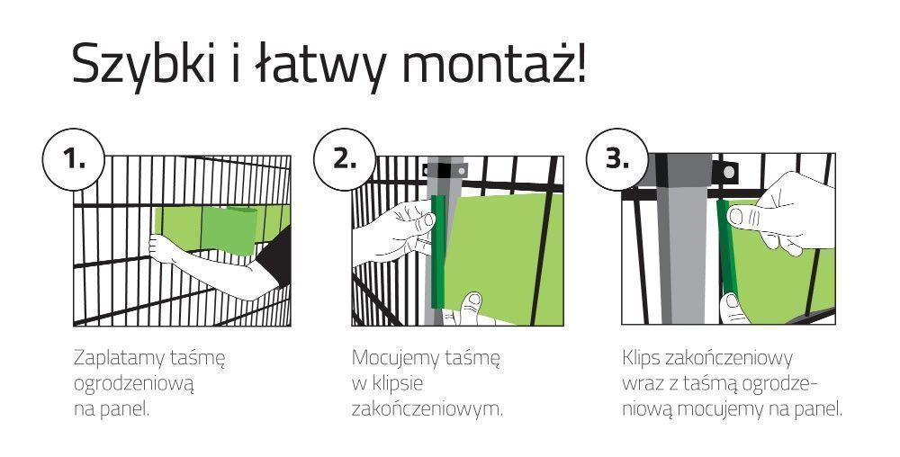 Taśma Ogrodzeniowa Thermoplast Classic Line 19 cm x 26 m