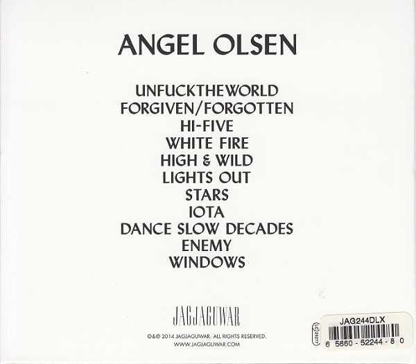 Angel Olson -Burn Your Fire for No Witness (2 CD Deluxe Edition)