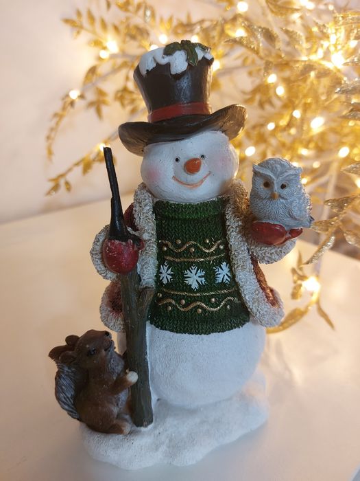 Decoração de Natal Vintage em cerâmica,  grande, 12x20cm