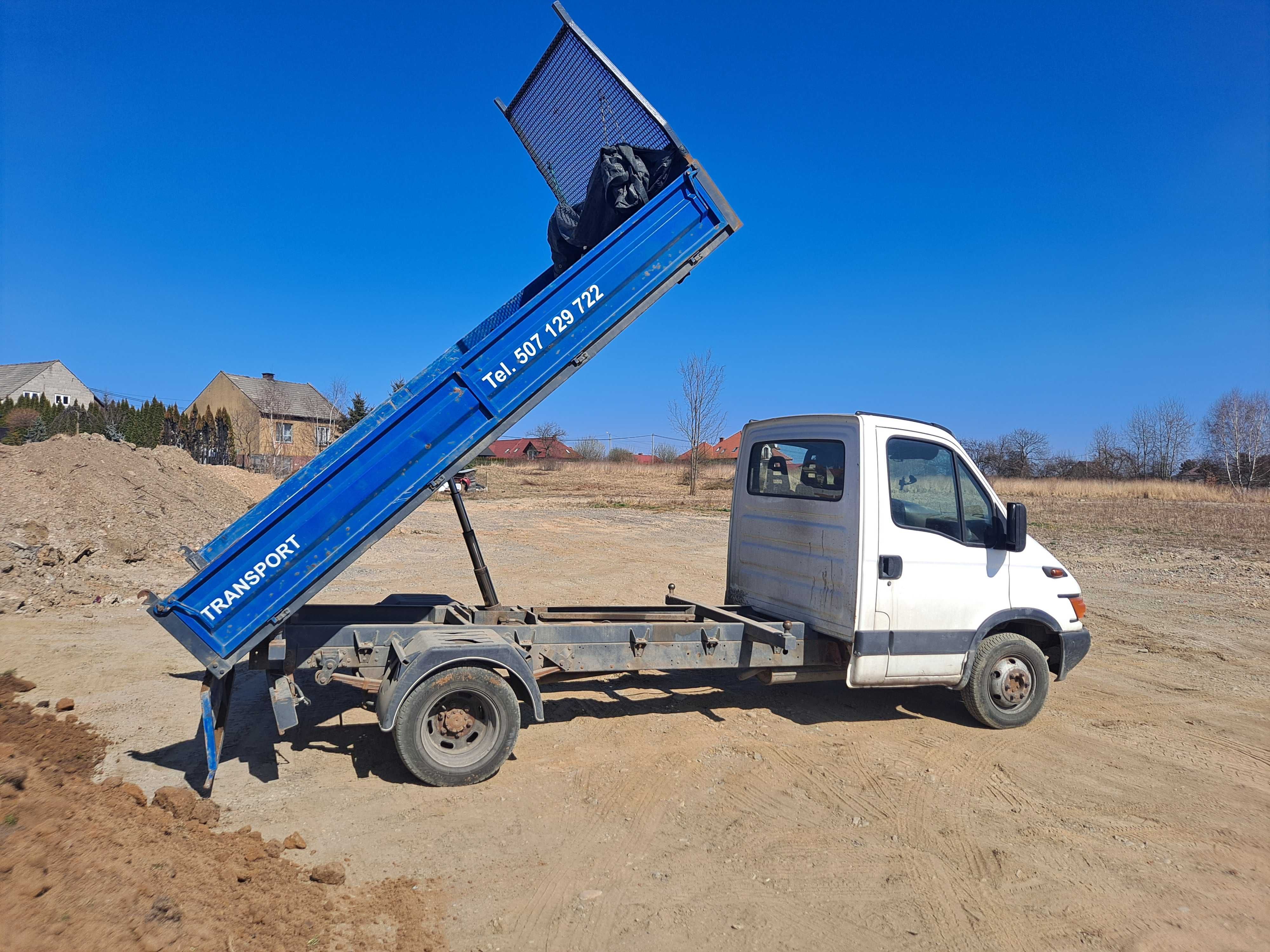 Beton kruszony, kruszywo betonowe, kruszonka betonowa, wywrotka 3,5 t