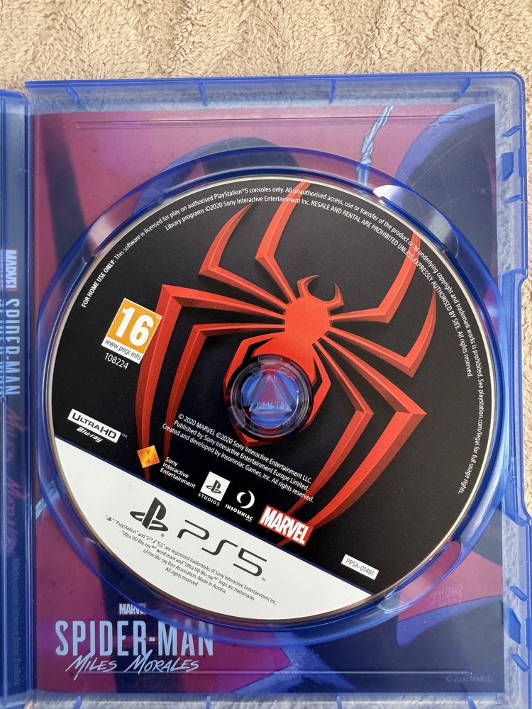 Диск Spider-Man ps5