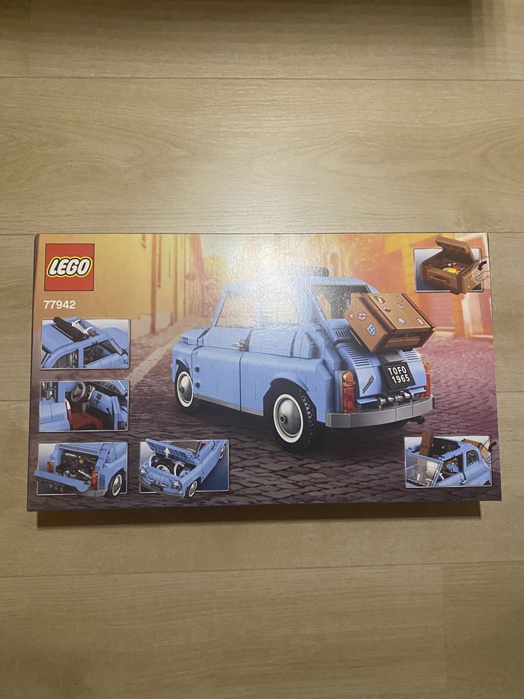 Nowe Lego 77942 - niebieski fiat 500 {Light Blue Edition}