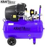 KRAFT&DELE Kompresor Olejowy 100l 2 Manometry Sprężarka 3kw KD4065