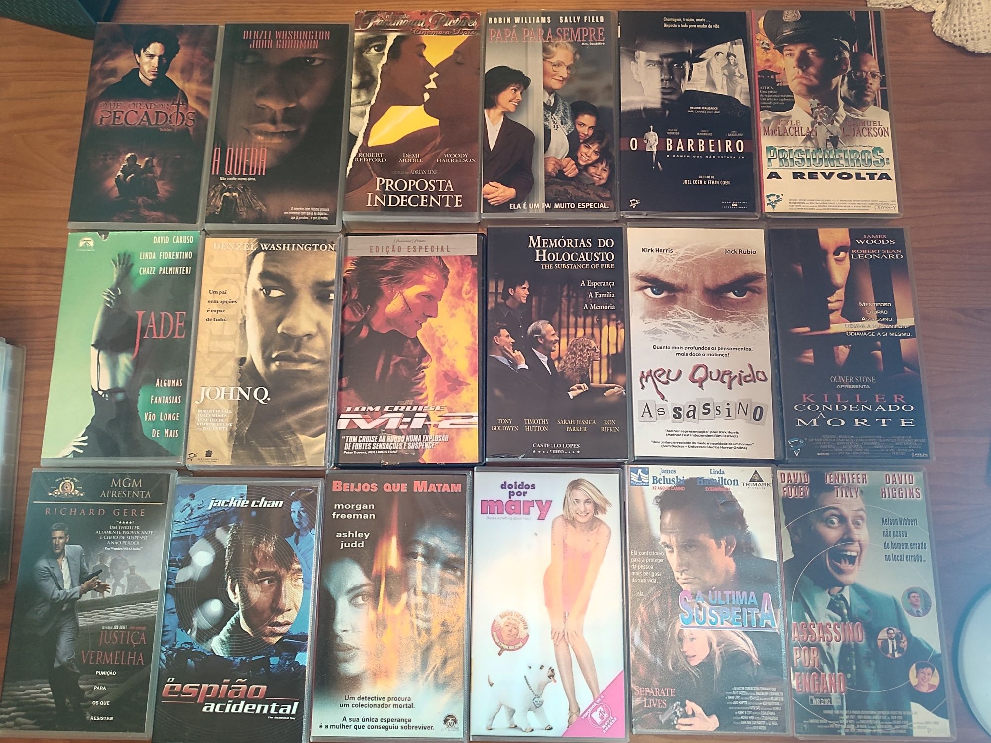 Vários VHS para venda (valor de cada na descrição)