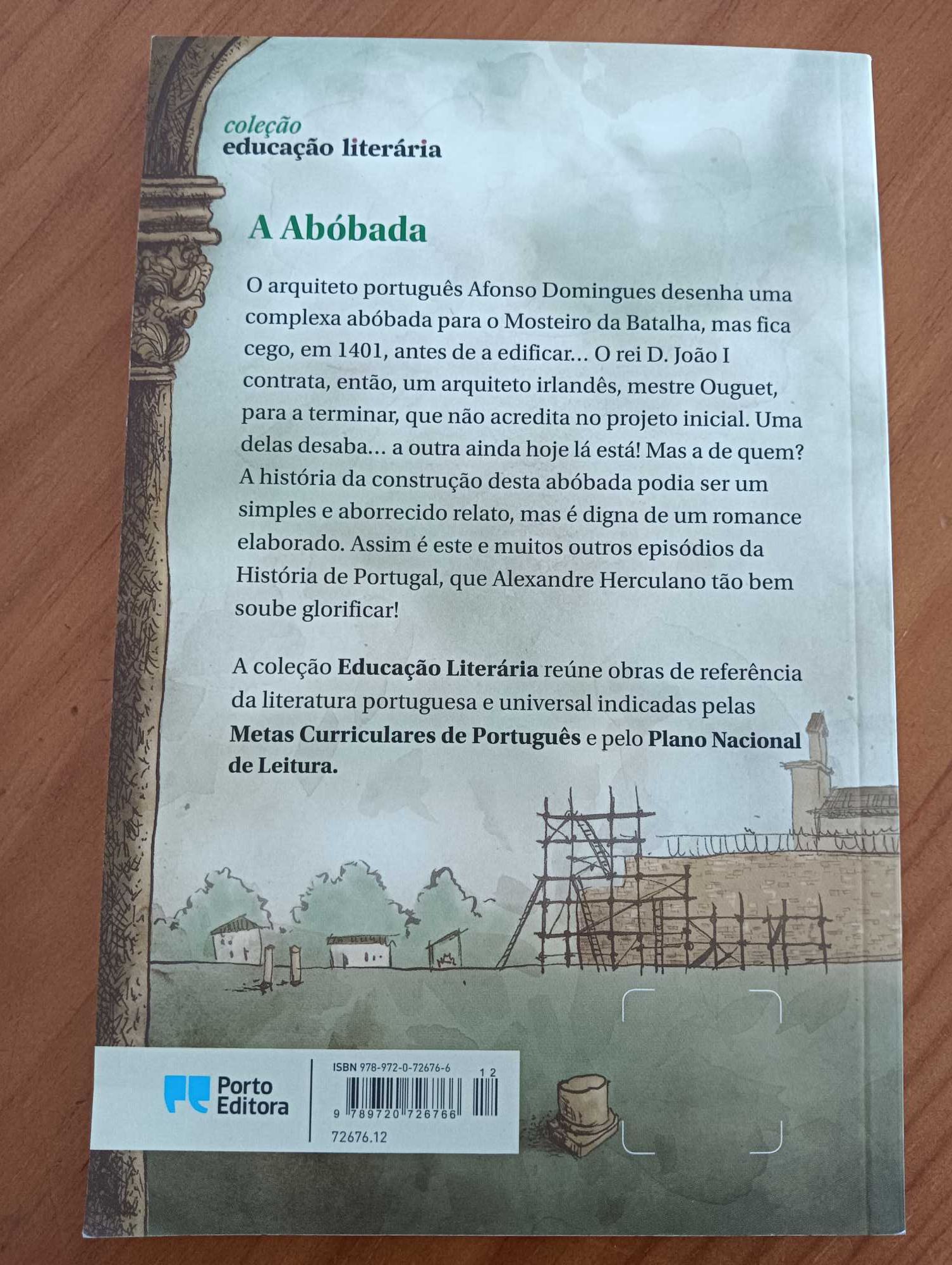 Livro  A abóboda de Alexandre Herculano