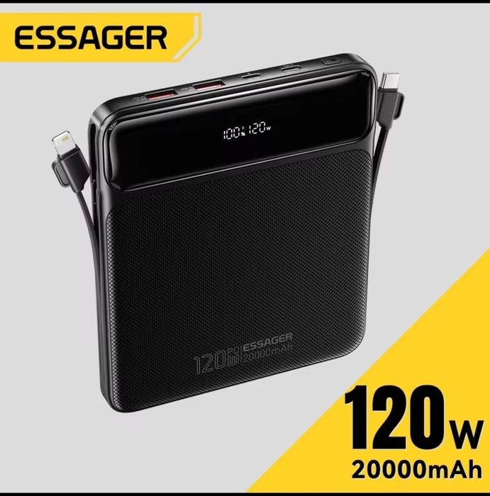 ESSAGER 120W  Power Bank 20000 mAh