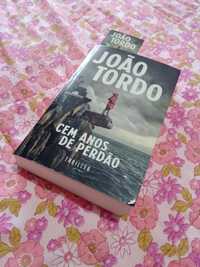João Tordo livro Cem Anos dePerdãoo thriller, capa mole 572 págs