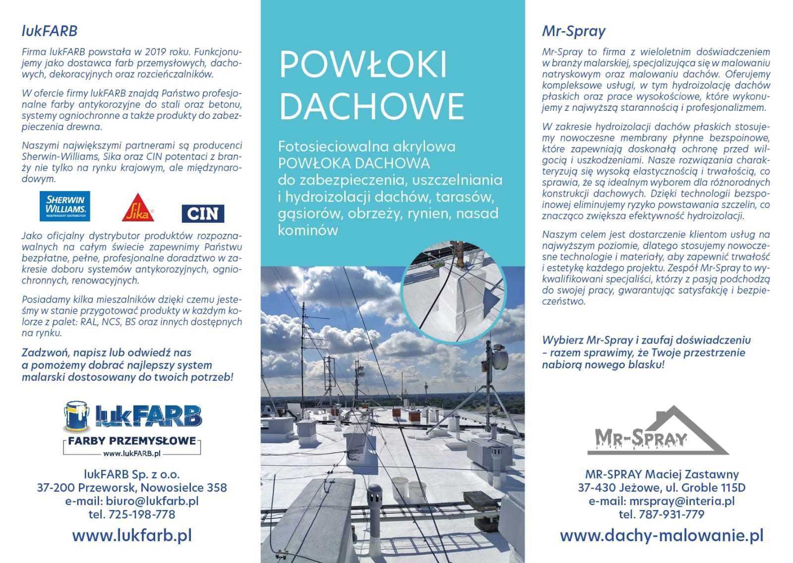 Remonty Dachów , Hydroizolacja , Uszczelnienia Dachów