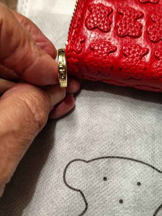 Porta moedas  cartões notas etc Tous vermelho