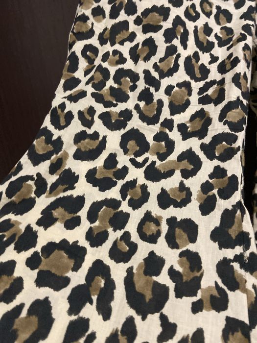 Штани Зара з леопардовим принтом