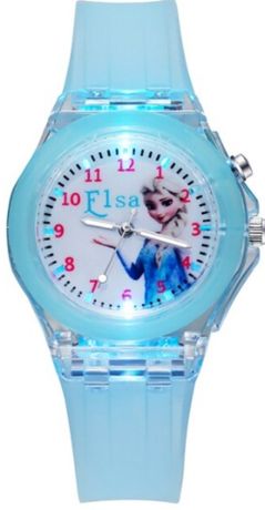 Zegarek swiecacy dla dziecka Kraina Lodu ELSA