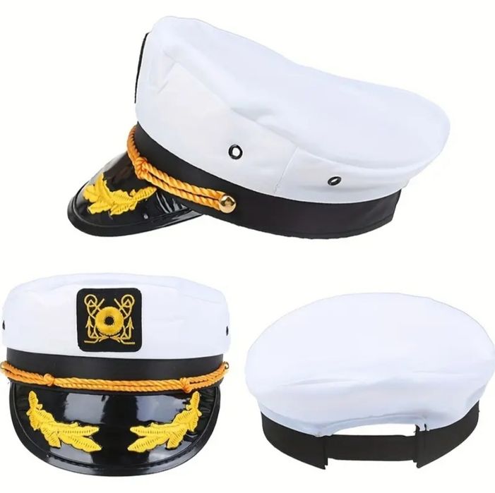 Chapéus de capitão marinheiro