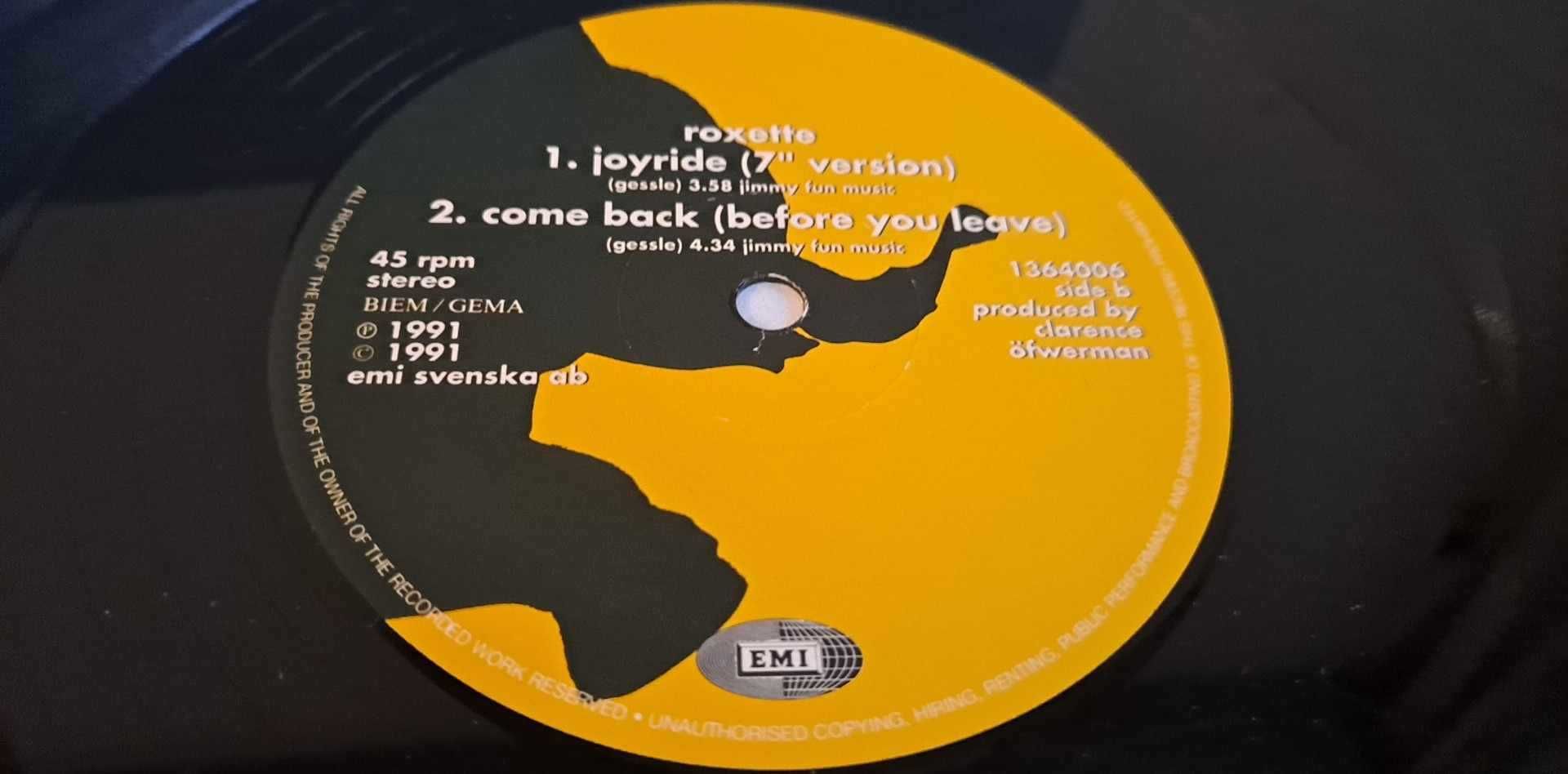 Roxette – Joyride (Magicfriendmix) 1991 PŁYTA WINYLOWA