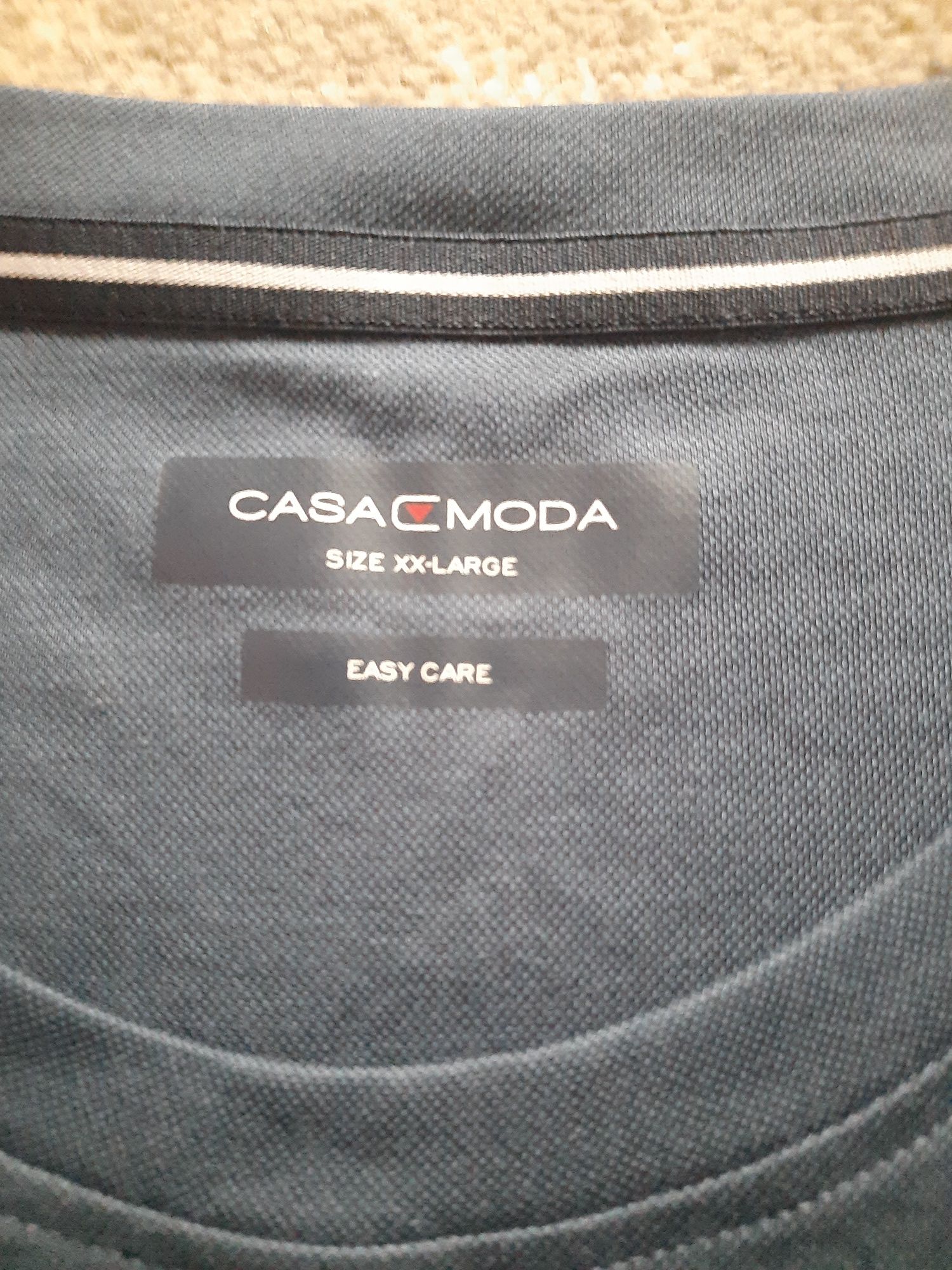 t- shirt męski z kieszonką Casa Moda, granatowy, r. XXL, nowy