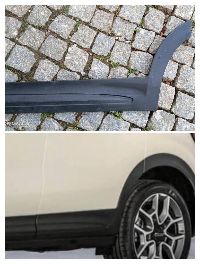 Aba friso Fiat 500 x esquerdo porta 2015