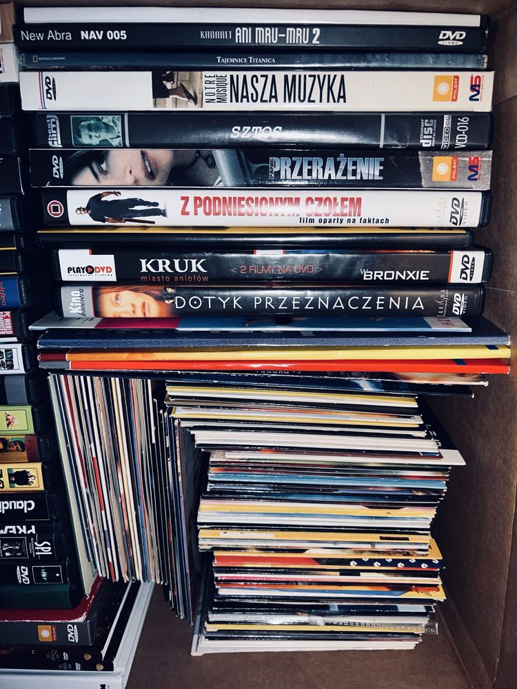 Filmy dvd, cd polskie i zagraniczne