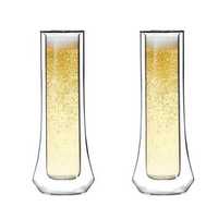 Vialli Design Komplet 2 kieliszków do szampana z podwójną ścianką Soho