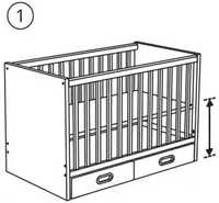 Berço IKEA como novo