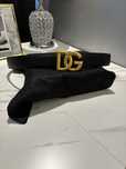 Pasek D&G skora naturalna