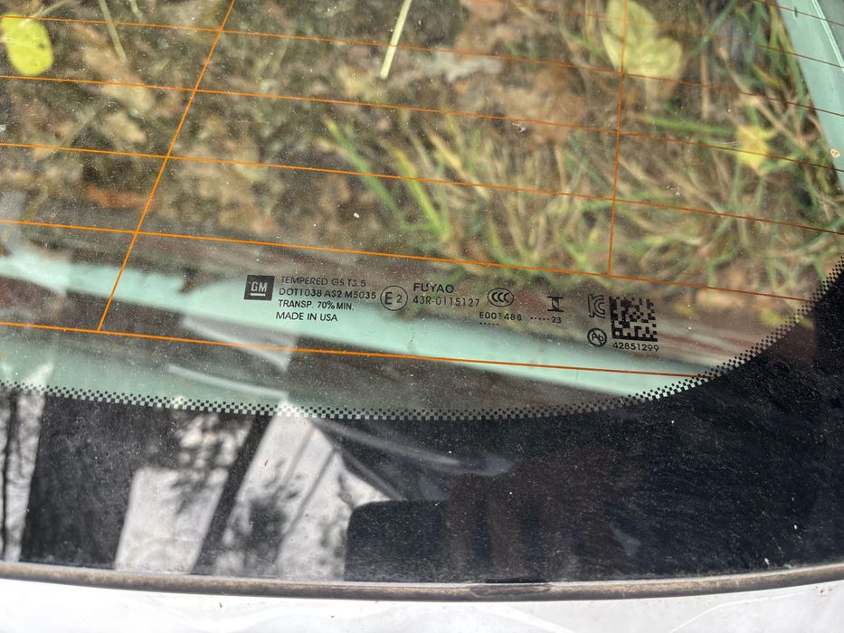 Скло задне (задньої ляди) Chevrolet Bolt EUV