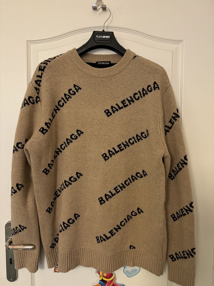 Balenciaga sweter oryginalny L meski welna