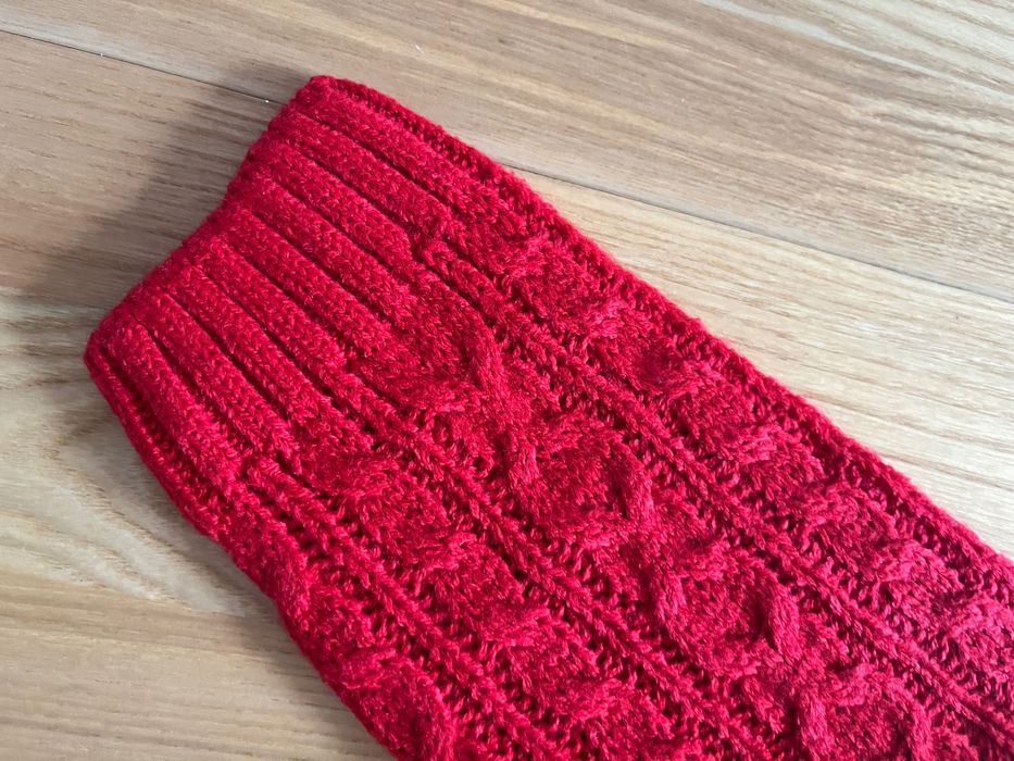 Sweterek dziewczęcy czerwony 128 cm/8 lat