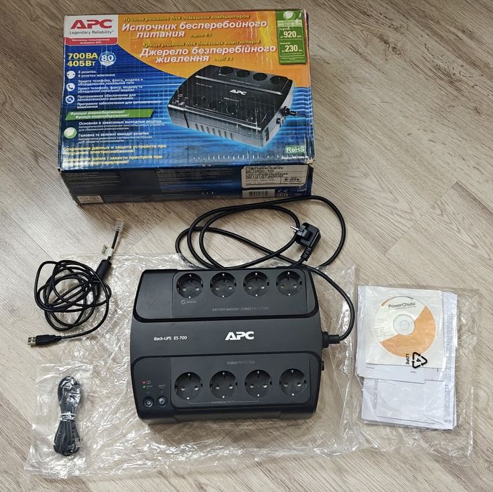 ДБЖ APC Back-UPS ES 700VA (be700g-rs)
