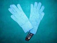Голубые перчатки тачскрин, сенсорные Marks& Spencer. One size.