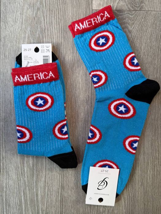 Шкарпетки з принтом з турецької бавовни