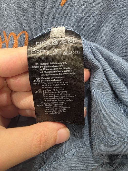 Nowa bluzka ciążowa z długimi rękawami bawełna napis Esmara rozmiar 40