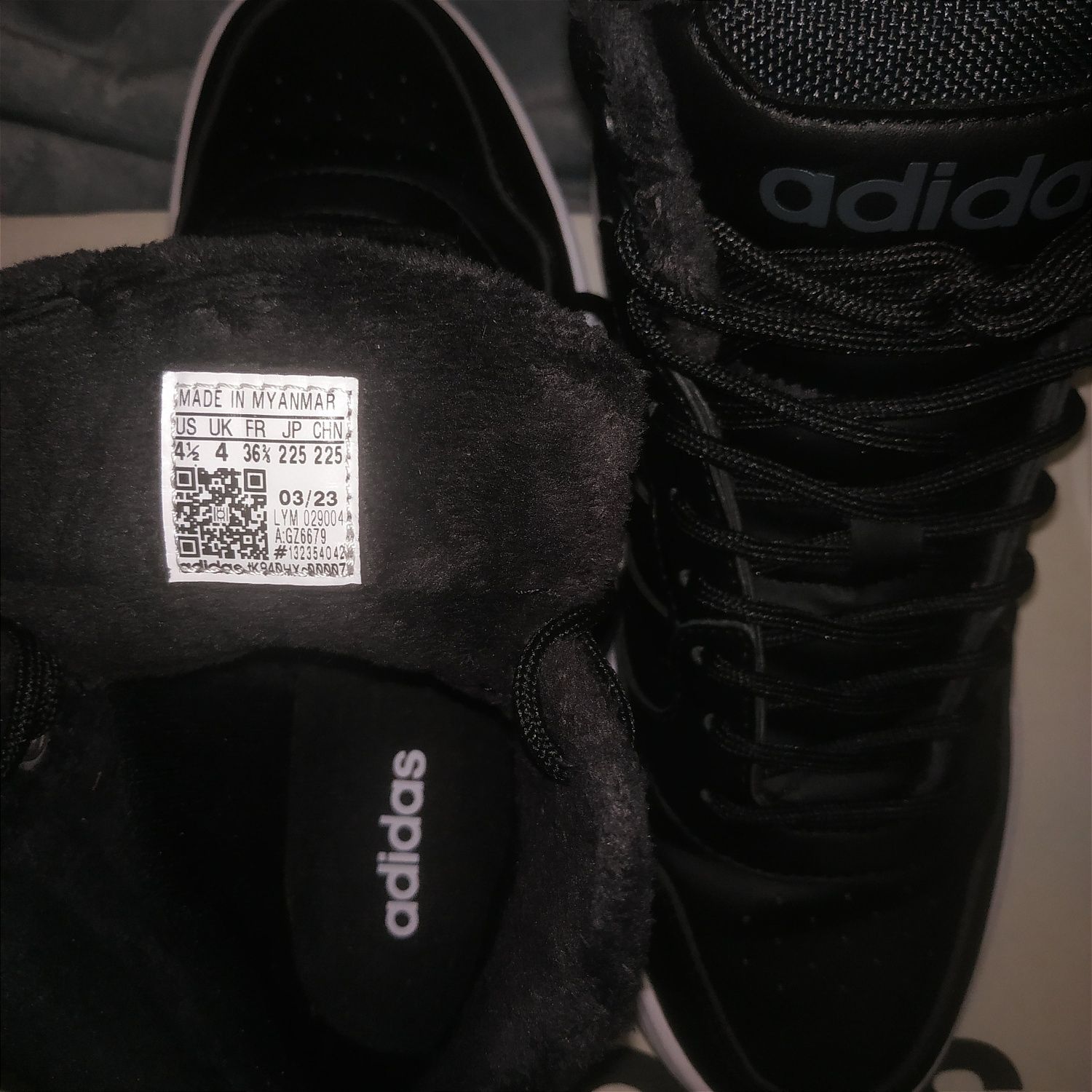 Зимние кроссовки; adidas hoops 3.0 mid wtr gz6679 демисезон; бoтинки