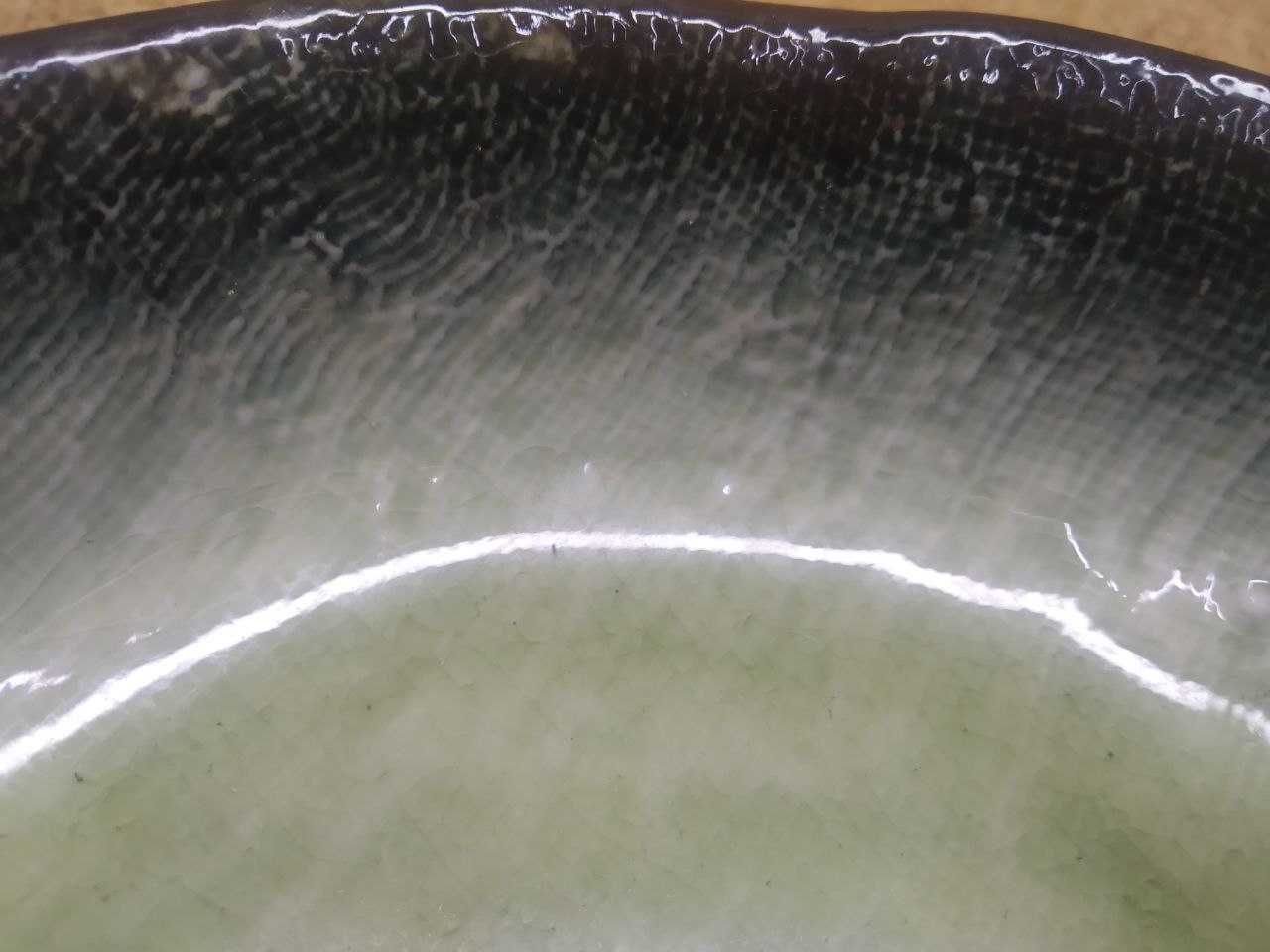 Бирюзовый фарфоровый салатник тарелка тарілка Kutahya Porselen 160 мм
