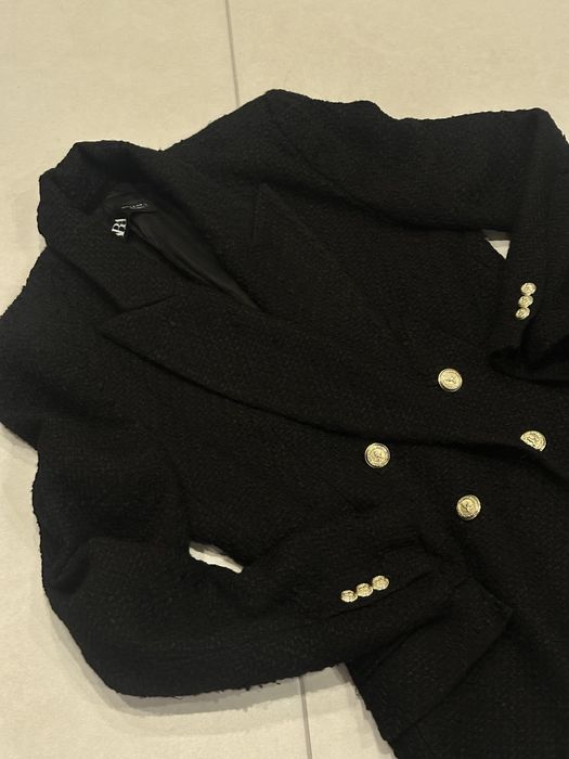Піджак твідовий в стилі Balmain