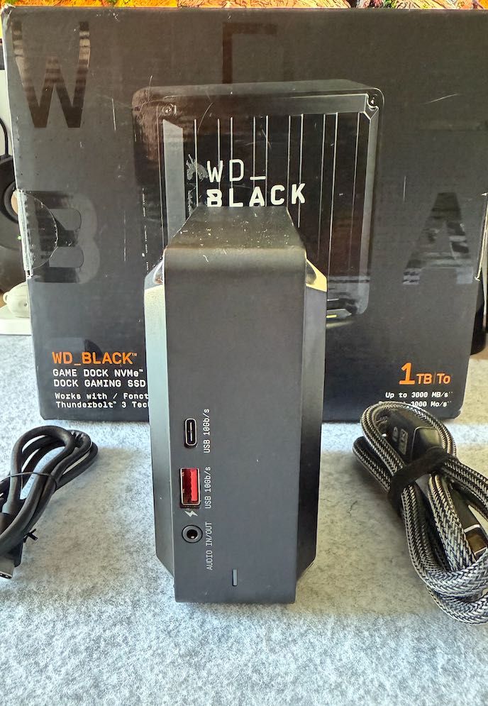 HUB WD BLACK D50 GAME DOCK | Thunderbolt 3 | DP | USB-C