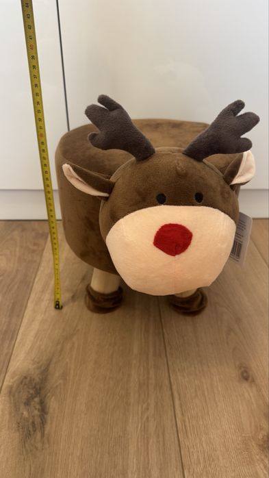 Stołek renifer ozdoba swiateczna