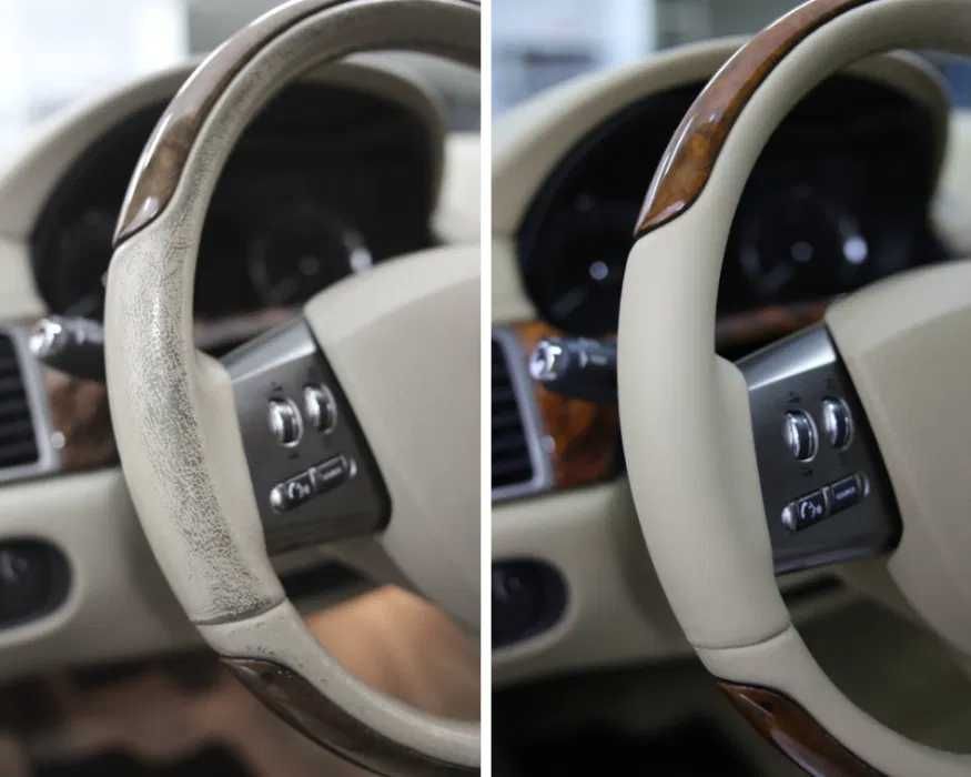 RENOSKÓR Lakier farba do zamszu z gąbką Brązowy Ciemny