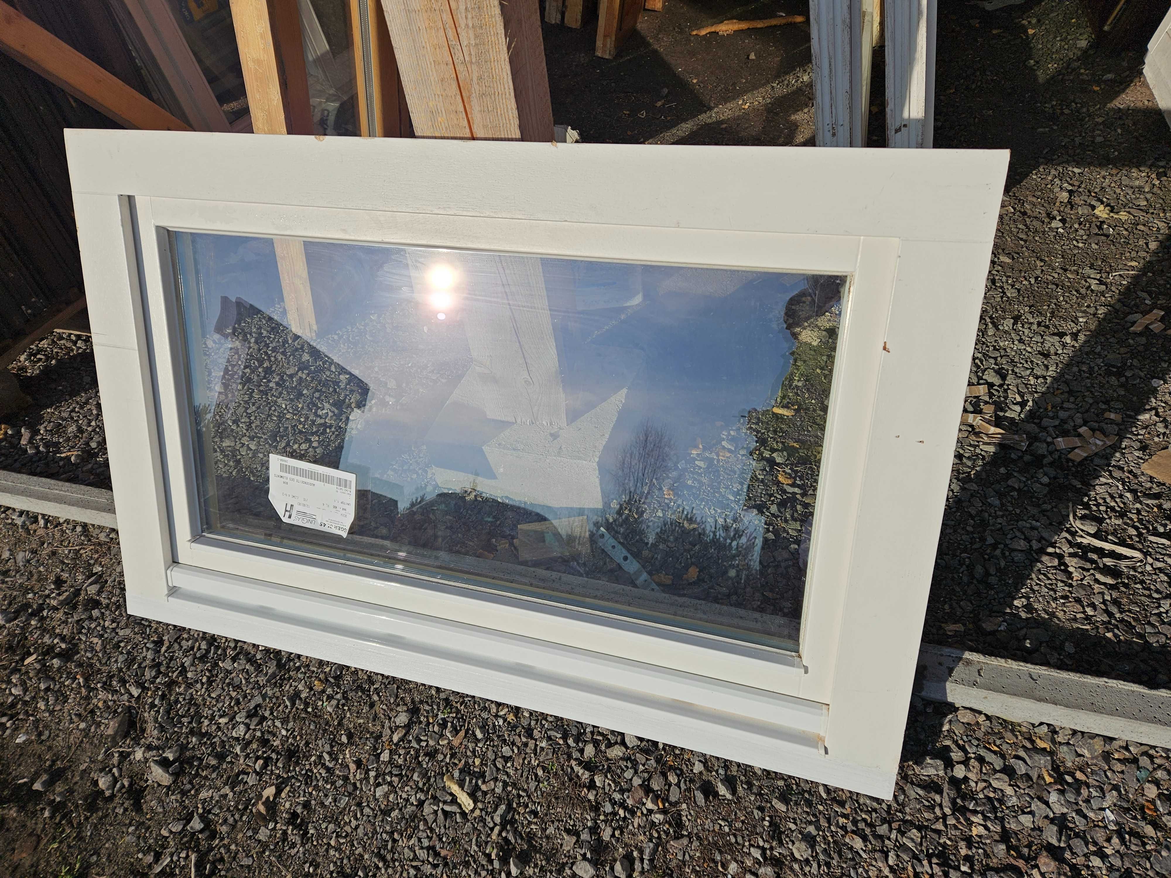 NOWE OKNA Drewniane Sosnowe 116x73cm 2 sztuki okno białe