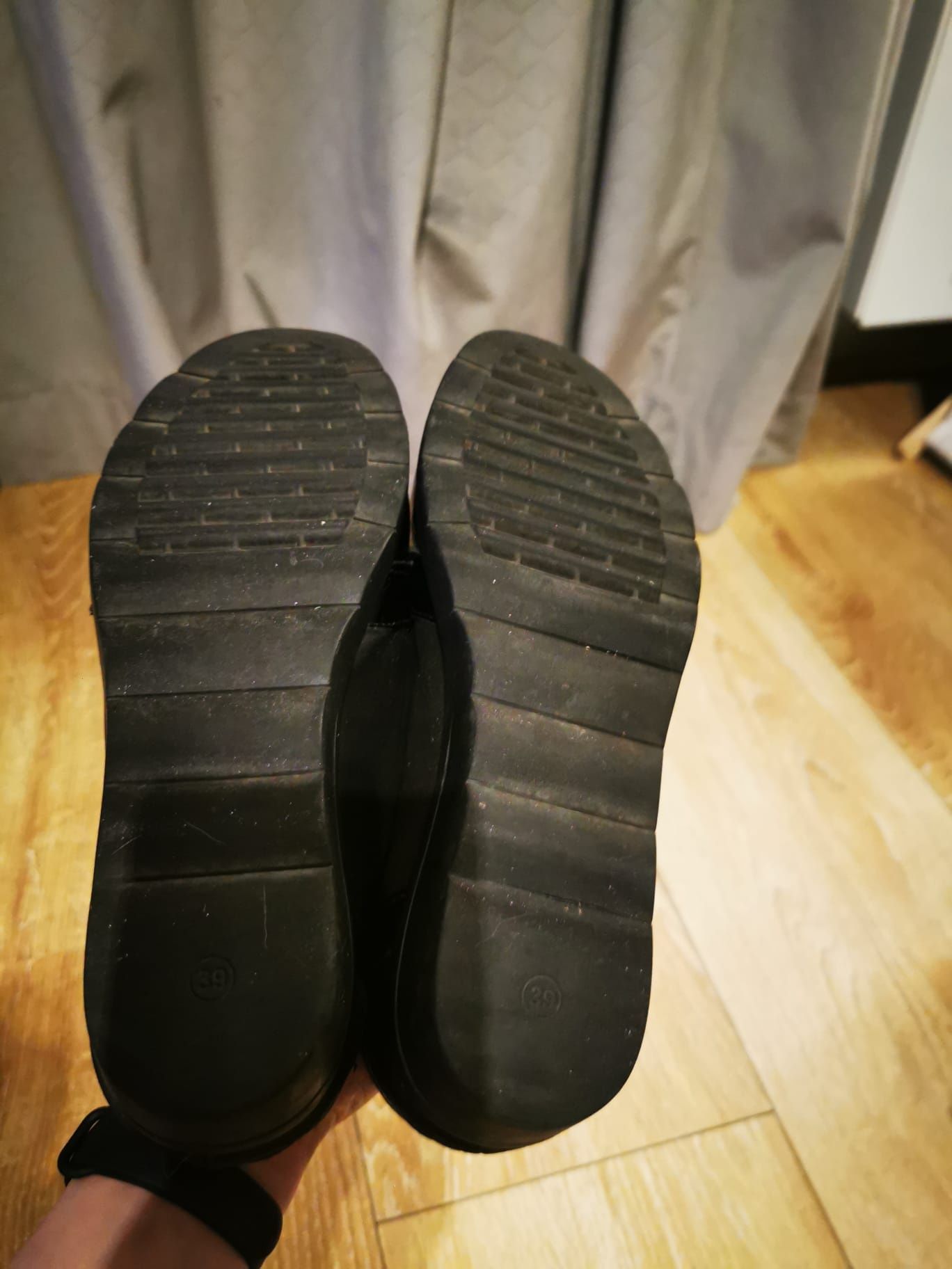 Czarno-brązowe buty damskie kulig
