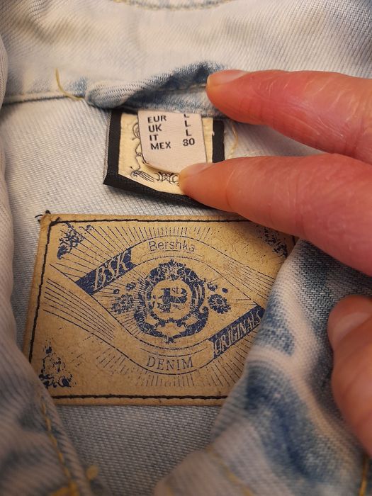 Blusão de ganga Bershka denim originals L