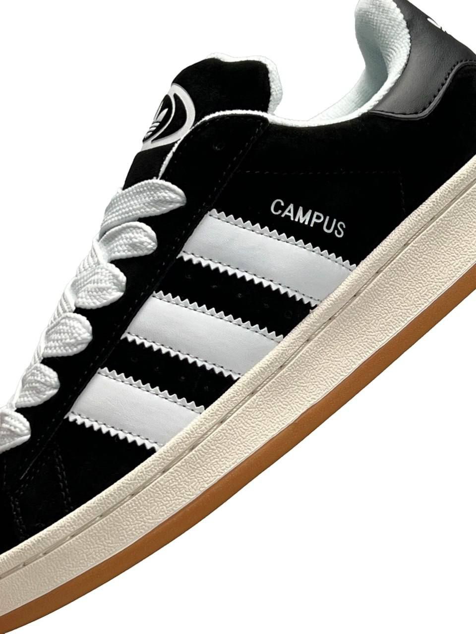 Кросівки Adidas Campus 00s black / white | Кроссовки адидас білі чорні