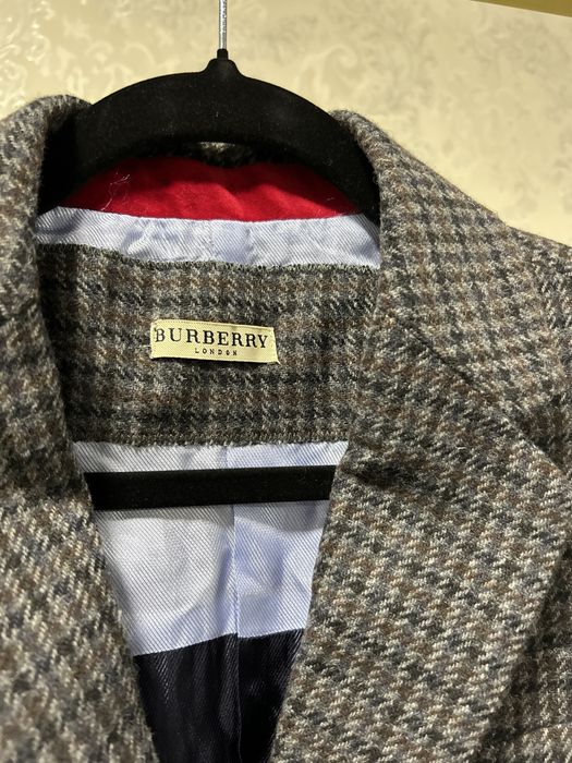 Пиджак в клітинку Burberry. Люкс бренд. Оригінал