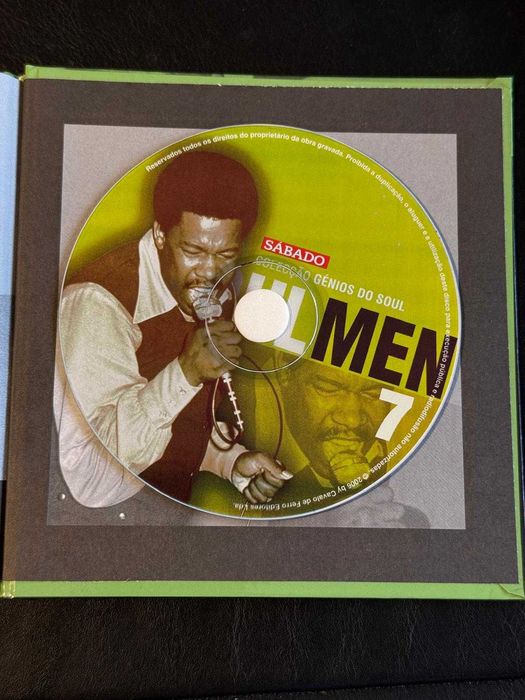 Cds da coleção Génios do Soul - Soul men