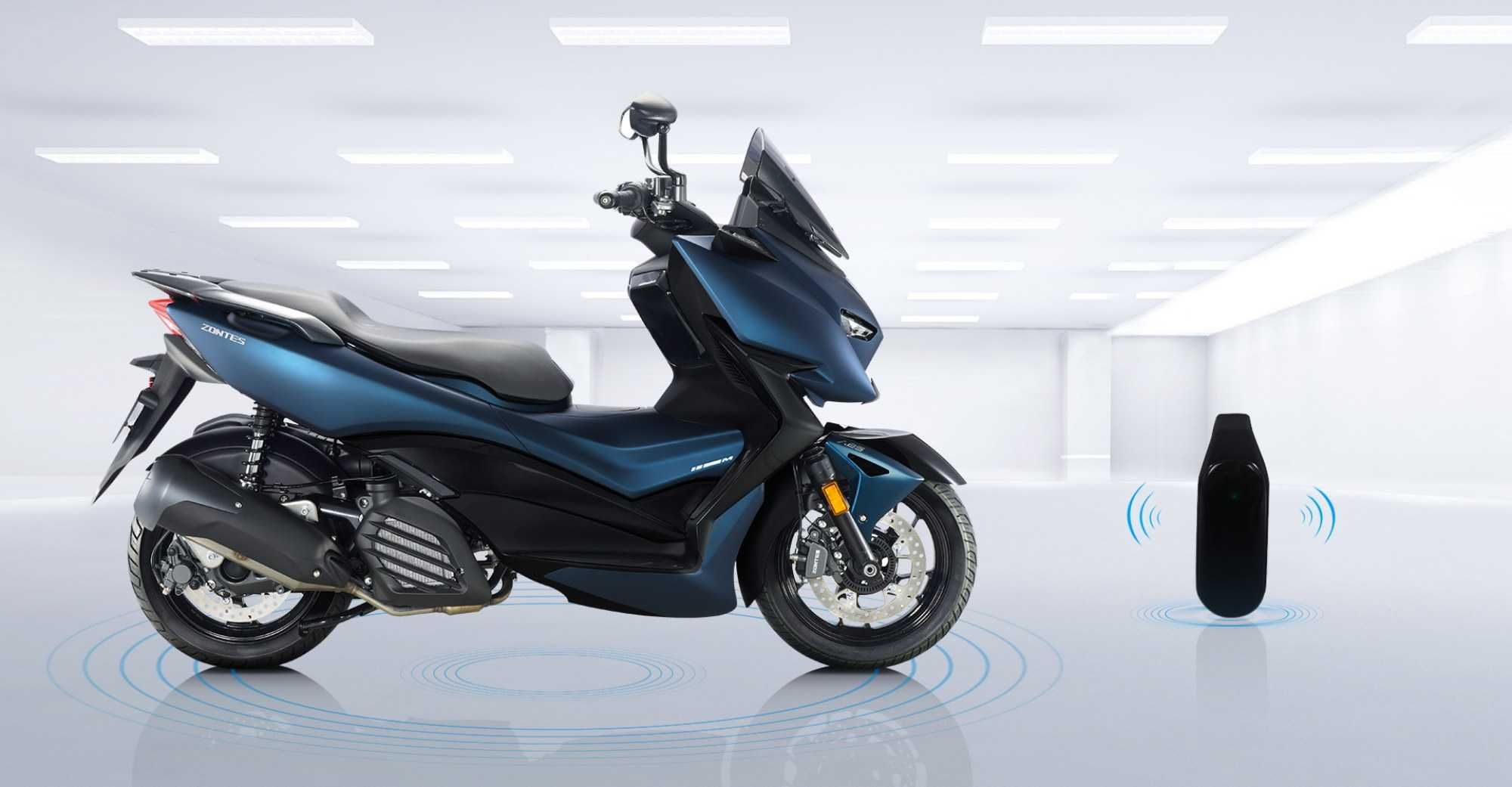 Zontes 125M maxiskuter 15KM nowy czarny bezkluczykowy gwarancja promo