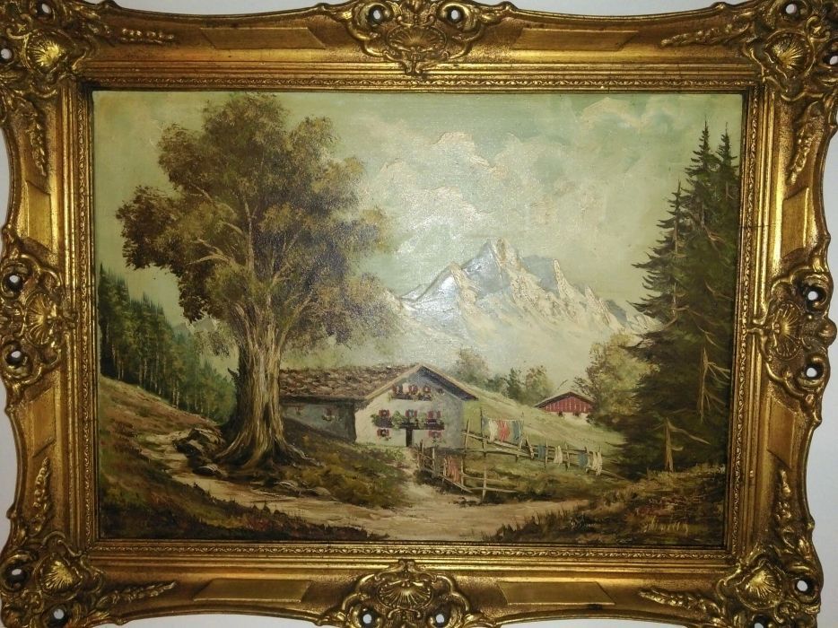 Obraz olejny - malarstwo monachijskie