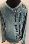 Guess cienki  longsleeve koszulka męska,  T-Shirt r. M lextra stan